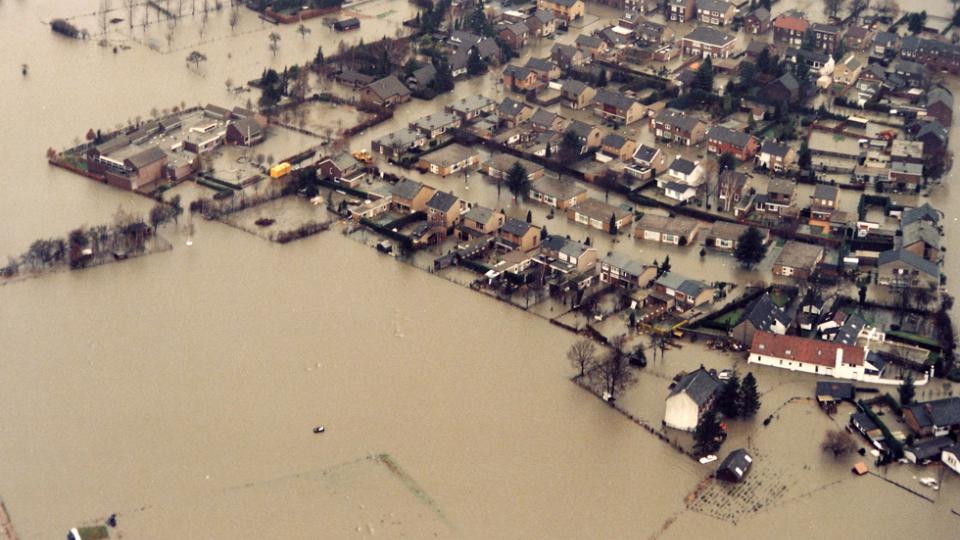 Photo of a flooded landscape