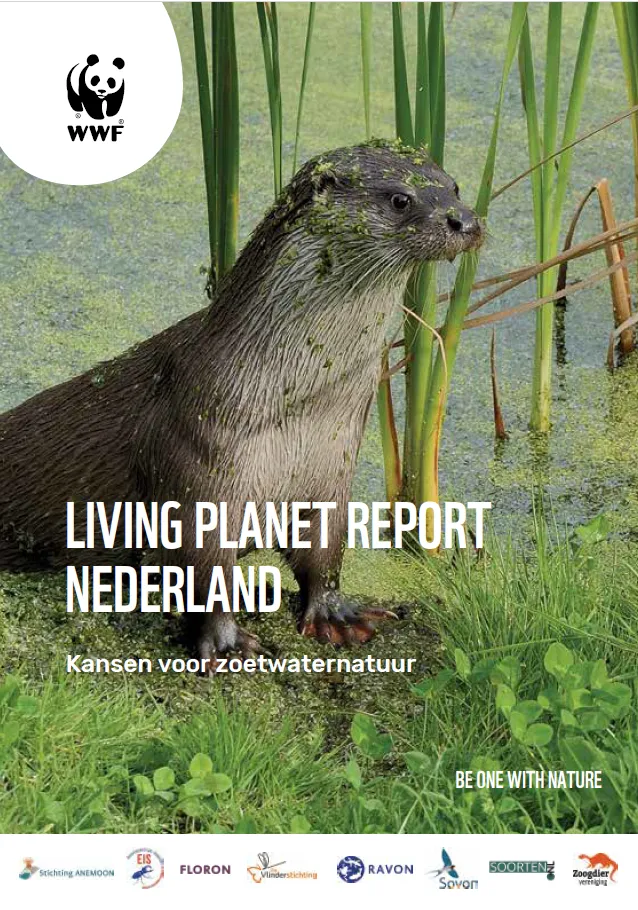 Kaft van het WWF-NL rapport Living Planet Report Nederland